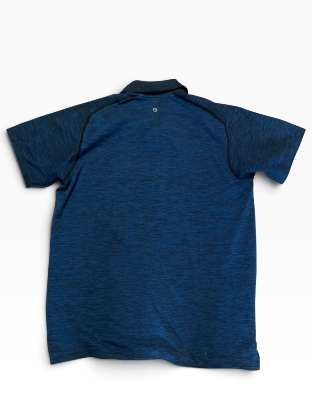 Lululemon Tech Polo Shirt Blue Short Sleeve Men's Performance golf size large
